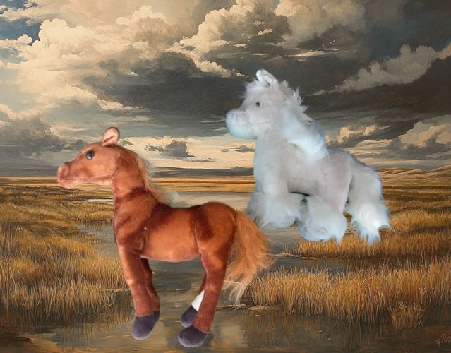 Stuffed horses Stuffed horses